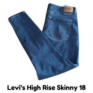 Levi's High Rise Skinny Size 18
